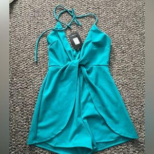 FashioNova teal small dress